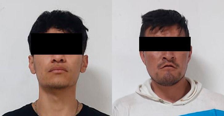 Detienen en Cuautlancingo a dos hombres por delitos a la salud