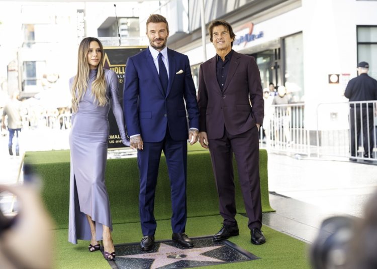 David Beckham recibe una estrella en el Paseo de la Fama