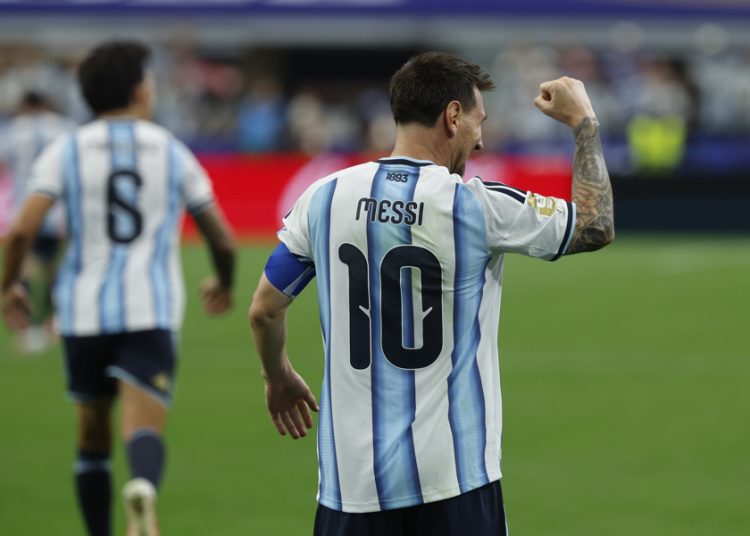 Messi, feliz por la clasificación