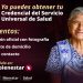 Continúa el registro de Adultos Mayores y Personas con Discapacidad a la credencial del Servicio Universal de Salud: Leticia Ramírez