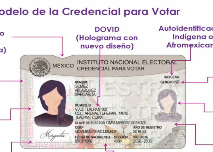 INE presenta nueva credencial con 25 medidas de seguridad e inclusión