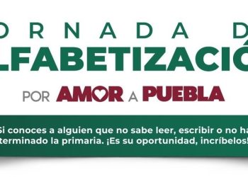 Gobierno de Texmelucan e IEEA impulsan alfabetización gratuita