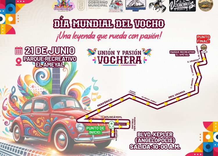 Cuautlancingo celebrará el Día Mundial del Vocho con caravana y exhibición
