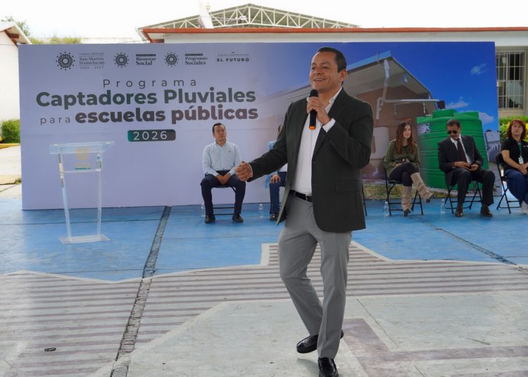 Gobierno de Texmelucan impulsa el acceso al agua en 10 escuelas públicas