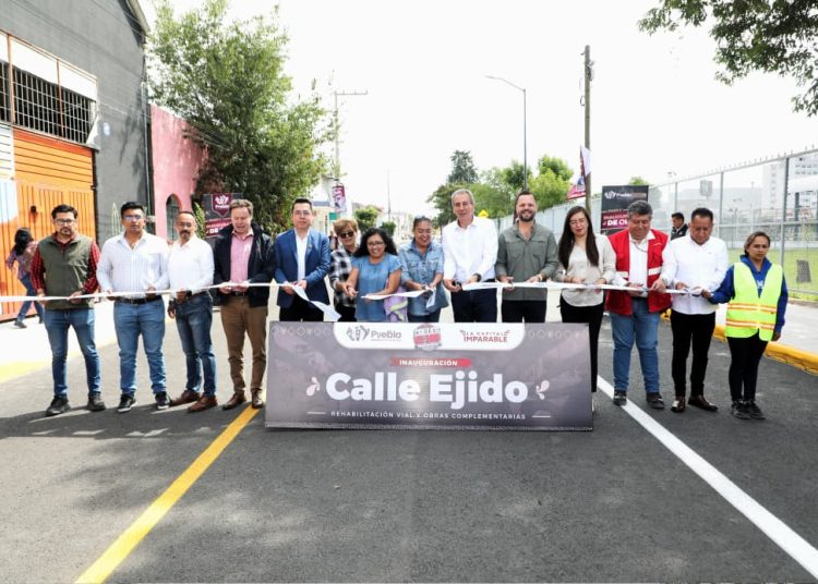 Entrega Pepe Chedraui rehabilitación vial en la Junta Auxiliar de San Baltazar Campeche