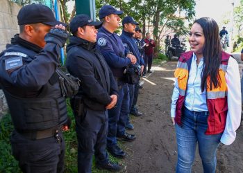 Tonantzin Fernández impulsa acciones para garantizar la seguridad en el Cerro Zapotecas