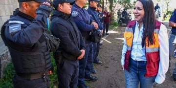 Tonantzin Fernández impulsa acciones para garantizar la seguridad en el Cerro Zapotecas