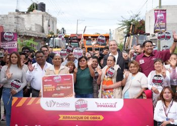 Arranca Pepe Chedraui rehabilitación vial en la Junta Auxiliar de San Aparicio