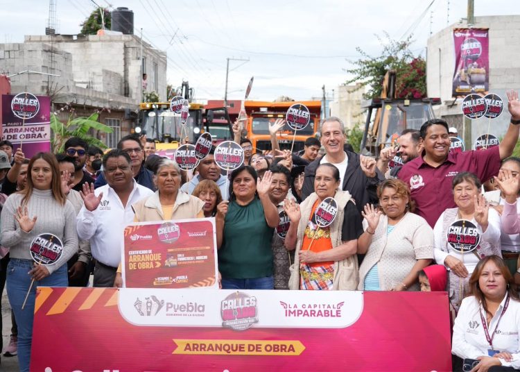 Arranca Pepe Chedraui rehabilitación vial en la Junta Auxiliar de San Aparicio