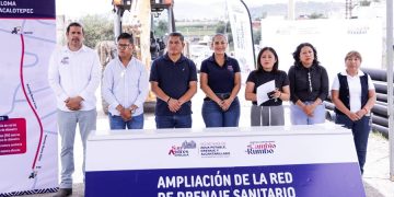 Lupita Cuautle inicia ampliación de drenaje sanitario en San Antonio Cacalotepec