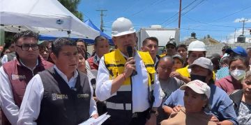 Armenta anuncia apoyos y obras tras inundaciones en Ciudad Serdán