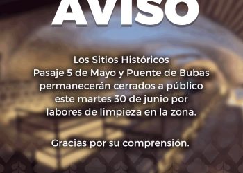 Informa Gobierno de Pepe Chedraui cierre temporal de sitios históricos por limpieza