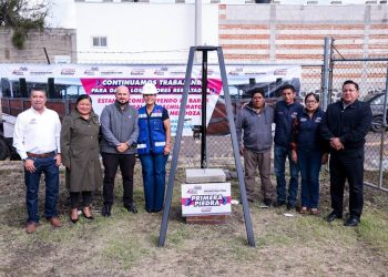 Inician barda perimetral en bachillerato de Acatepec