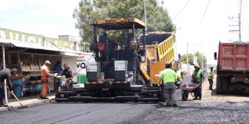 Inician pavimentación de seis vialidades más en la capital poblana