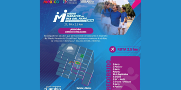 Anuncian cierres viales en San Andrés por Medio Maratón del Día del Papá 2026
