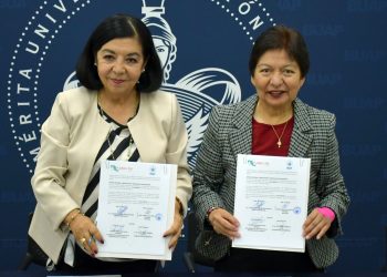 Signan convenio BUAP y el Colegio de Estudios Científicos y Tecnológicos del Estado de Puebla