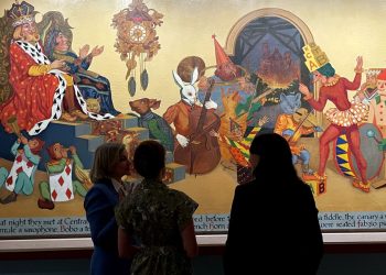 Mural en Nueva York recrea Alicia en el País de las Maravillas