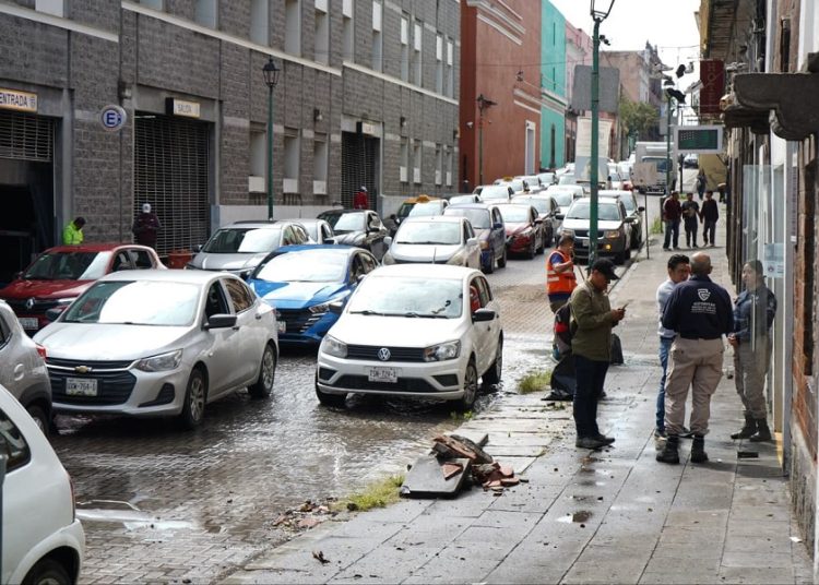 Lluvias dejan solo daños materiales en el Centro Histórico