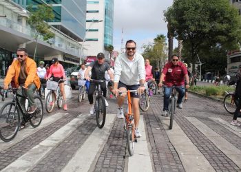Más de 6 mil ciclistas participan en rodada por el Día de la Bicicleta
