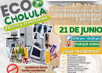 Llega la 16ª edición de EcoCholula al Parque Soria a San Pedro Cholula