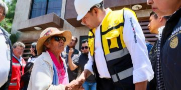 Gobernador Armenta Mier recorre zona afectada en Ciudad Serdán