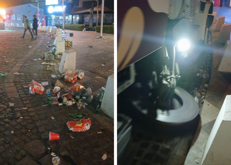 Refuerzan limpieza tras festejos por triunfo de México