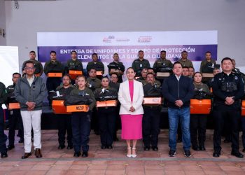 Dignifica Lupita Cuautle a la Guardia Ciudadana de San Andrés Cholula