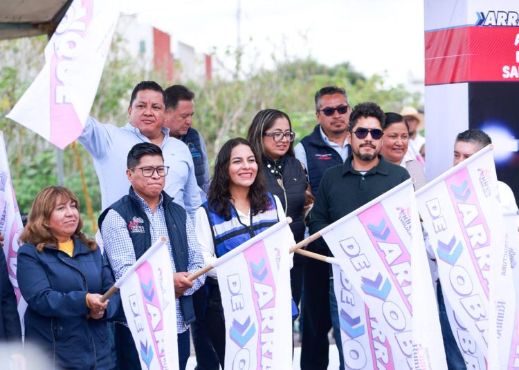 Consolida Lupita Cuautle la infraestructura básica en San Andrés Cholula