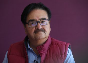 Guerrero evita hablar sobre posible relevo en Morena Puebla
