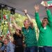 Alcalde Pepe Chedraui convive con poblanos durante la inauguración de la Copa Mundial 2026
