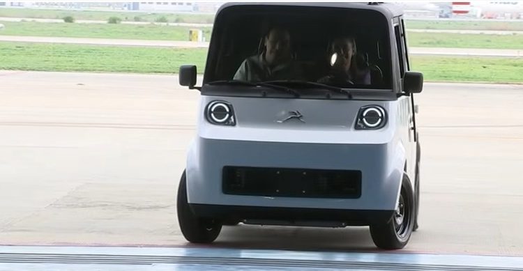 Presentan Olinia, el auto eléctrico mexicano de 150 mil pesos