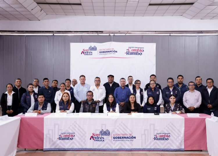 Con diálogo y coordinación Gobierno de San Andrés Cholula atiende las necesidades de sus comunidades
