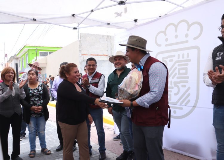 Omar Muñoz fortalece infraestructura urbana en Sanctorum