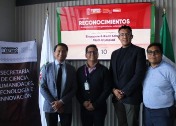 Poblanos representarán a México en competencia internacional de matemáticas en Singapur