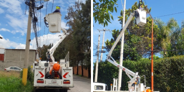 Refuerzan alumbrado y servicios públicos en San Pedro Cholula