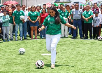 Tonantzin Fernández reafirma su compromiso con la niñez al inaugurar el Mundialito Social 2026