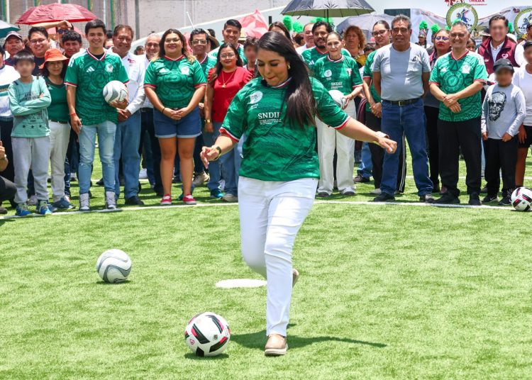 Tonantzin Fernández reafirma su compromiso con la niñez al inaugurar el Mundialito Social 2026