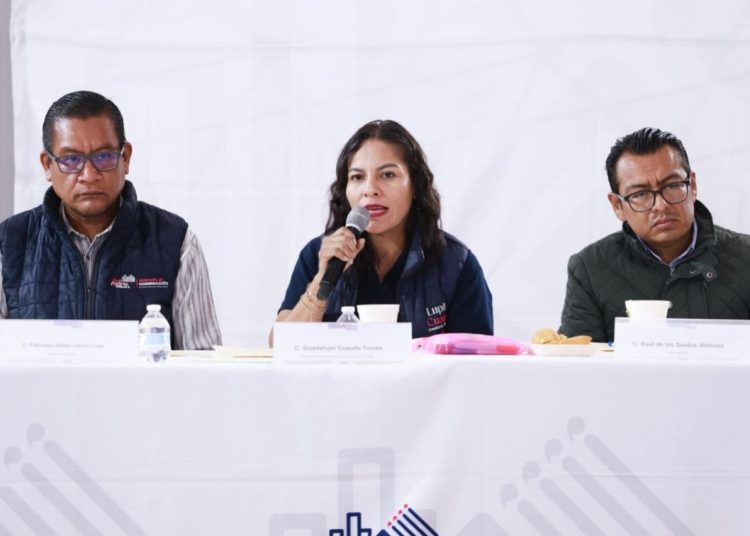 Lupita Cuautle impulsa mejoras en juntas auxiliares