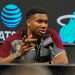 Los Miami Heat presentan a Antetokounmpo