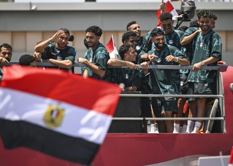 Egipto recibe a sus héroes del Mundial