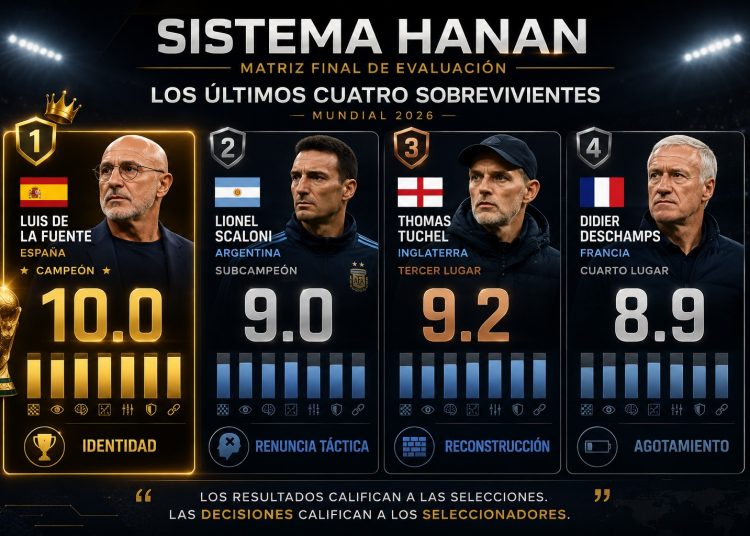 Sistema Hanan: Matriz Final de los Últimos Cuatro Sobrevivientes