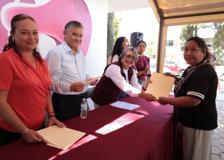 Lupita Fernández fortalece acciones de prevención en favor de la salud de las familias cholultecas