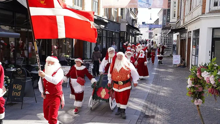 Santa Claus en Dinamarca en julio