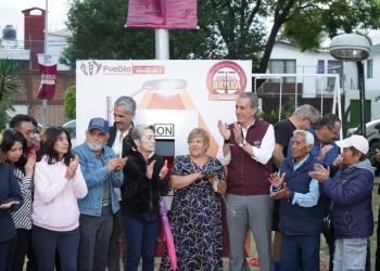 Con Puebla Brilla, Pepe Chedraui moderniza el 100 por ciento del alumbrado en Plazas Amalucan