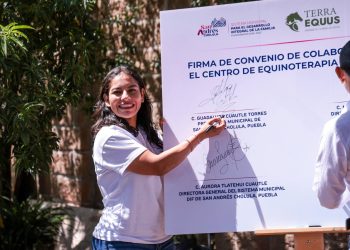 Lupita Cuautle amplía servicios de rehabilitación con programa de equinoterapia