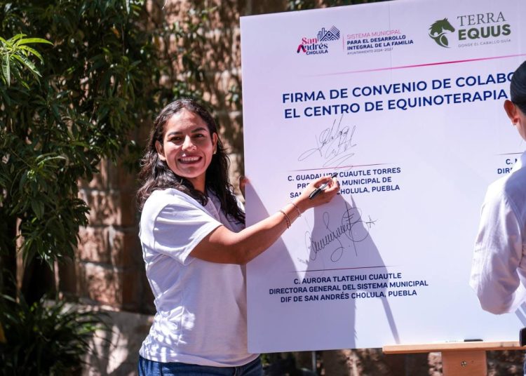 Lupita Cuautle amplía servicios de rehabilitación con programa de equinoterapia