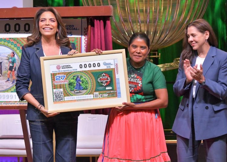 Lotería Nacional plasma en un billete la fuerza de las corredoras de México Imparable
