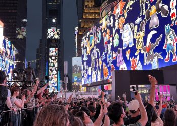 Pokémon GO toma Times Square por el décimo aniversario de