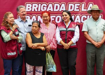 Brigada de la Transformación atiende 40 vialidades en Cholula