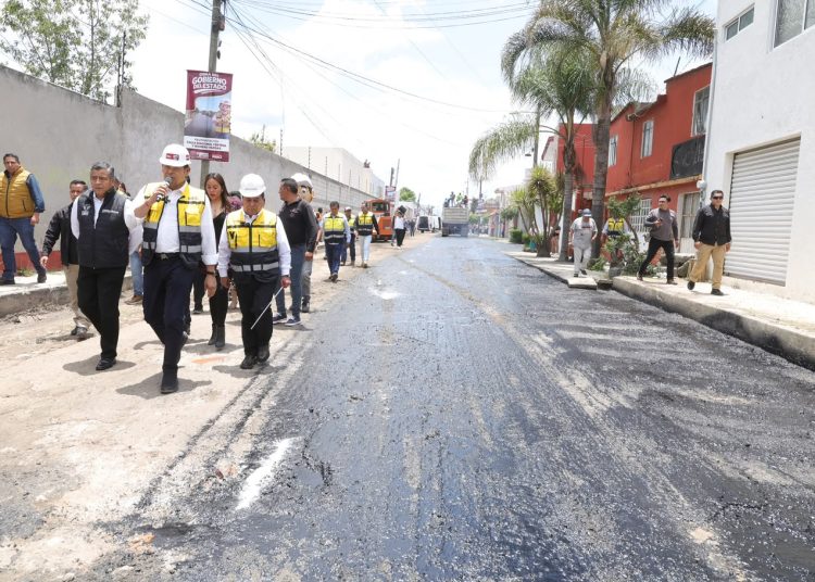 Recuperan vialidades con obras intermunicipales y en juntas auxiliares